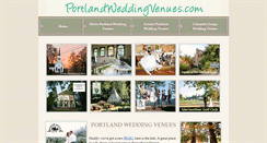 Desktop Screenshot of portlandweddingvenues.com